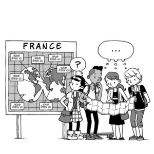 Dessin de l'expo quiz® "Ma France, parlons-en !"