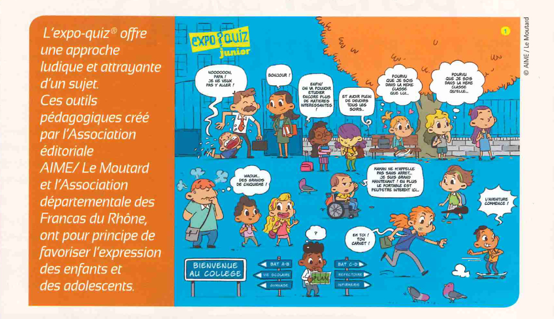 11Camaraderie, le magazine des Francas, parle de "De l'école au collège, parlons-en !".