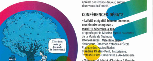 11Notre nouvelle expo-quiz®, "La laïcité, parlons-en !", sera exposée du 8 au 21 décembre 2018 à l'Espace diversités laïcité de la Mairie de Toulouse (31).